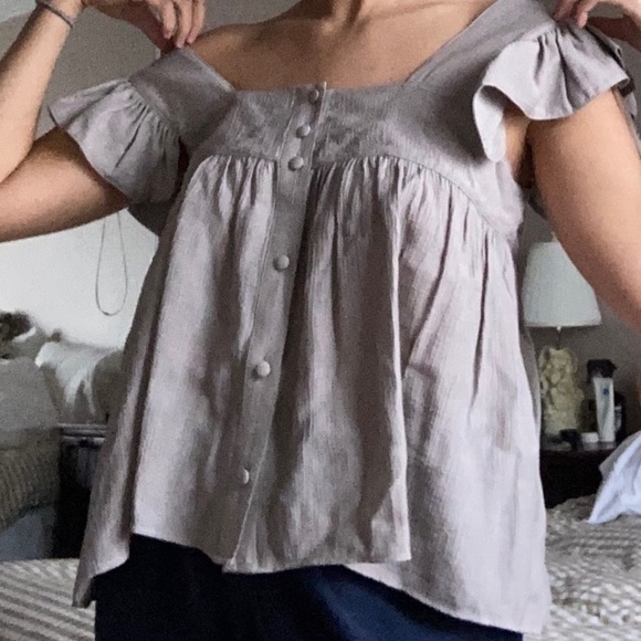 Baby doll peasant blouse - Picture 7 of 8